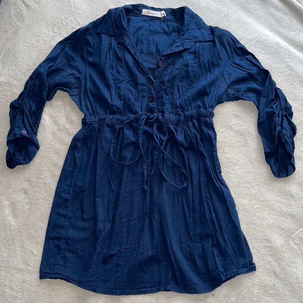 Navy Blue Forever 21 Dress